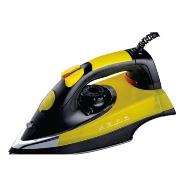 Goldair GSSS-178 Surge Steam Iron - Black/Yellow (2000W) Masons