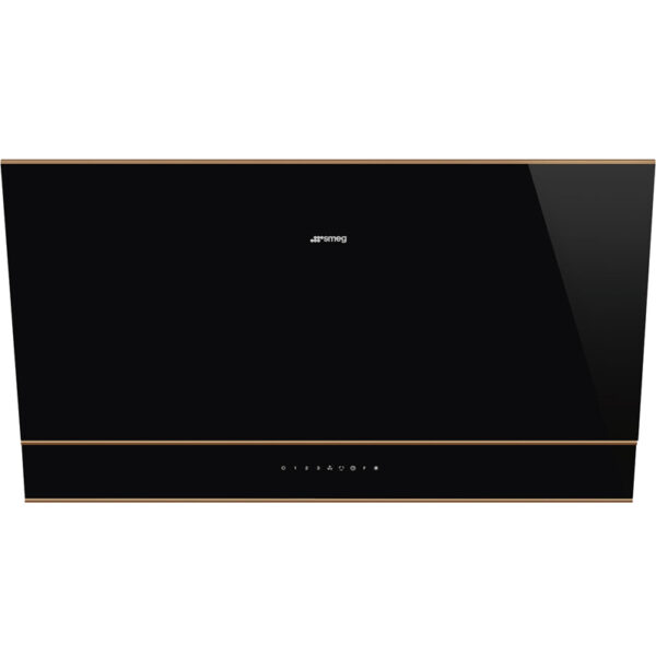 SMEG KV694R 90CM BLACK ECLIPSE GLASS EXTRACTR