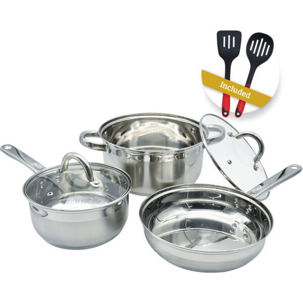 SNAPPY CHEF SSCS007 7PC SUPREME COOKWARE SET