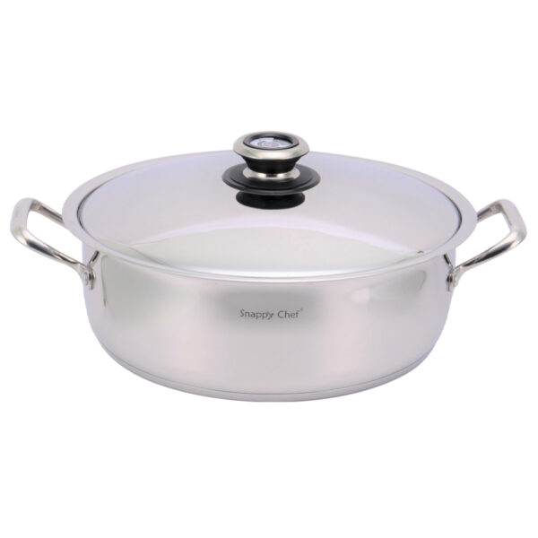 SNAPPY CHEF SSDC008 8LT DELUXE CASSEROLE POT