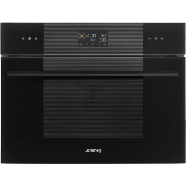 SMEG SO4102M1B3 45CM COMBI-MICRO LINEA OVEN BLACK