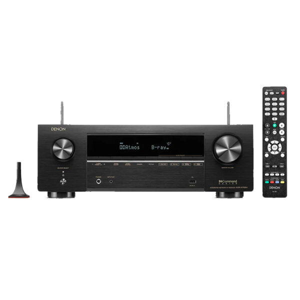 DENON AVRX1700HBKE2 AV RECEIVER BLACK7.2CH 8K WITH 3D Masons