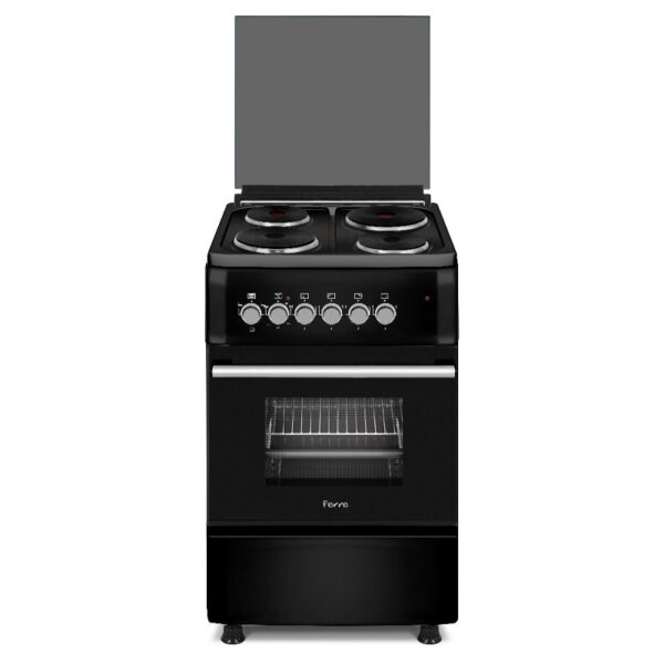 FERRE F5S22E3.FD.B 50X60 GAS + 2 PLATE STOVE BLACK