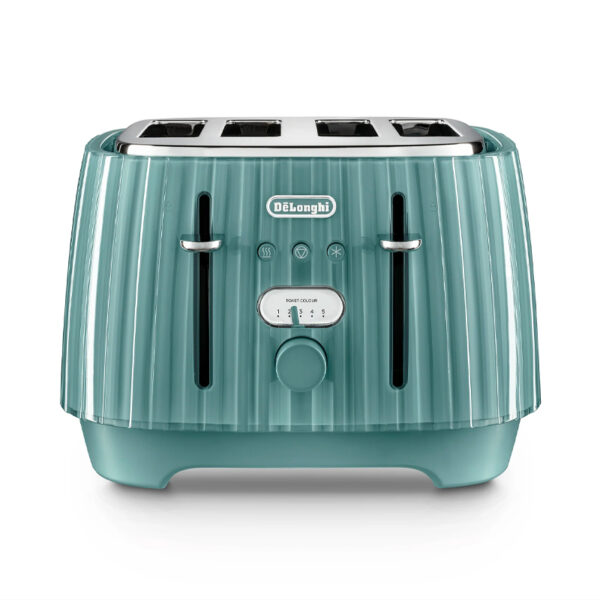 DELONGHI CTD4003.GR BALLERINA 4 SLICE TOASTER LAGUNA GREEN Masons