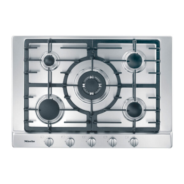 Miele - 75cm , 5-Burner Gas Hob - Stainless Steel. Includes