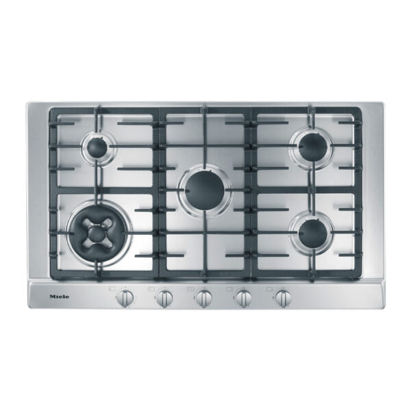 Miele - 90cm , 5-Burner Gas Hob - Stainless Steel. Includes