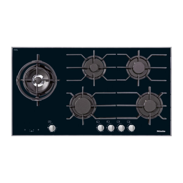 Miele - 94.2cm , 5-Burner Gas hob - on Ceran glass. Includes Masons