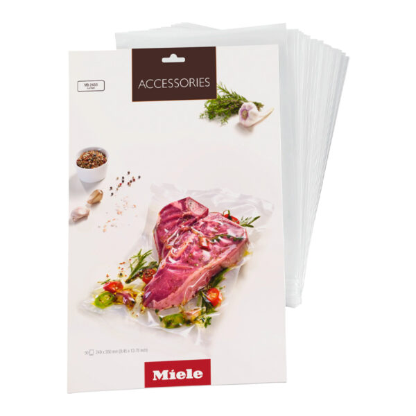 Miele - 50 x Large vacuum sealer bags - 240 x 350mm Masons