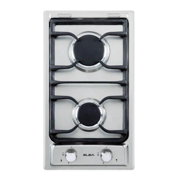 ELBA 02/E35-200X 2 BURNER HOB/CAST IRON SUPPORT Masons