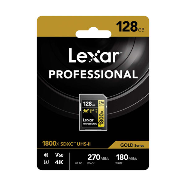 LEXAR MEMLXSD1800P128 128GB SD PRO 1800X Masons