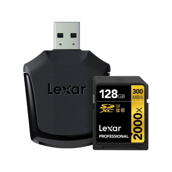 LEXAR MEMLXSD2000P128 128GB SD PRO 2000X Masons