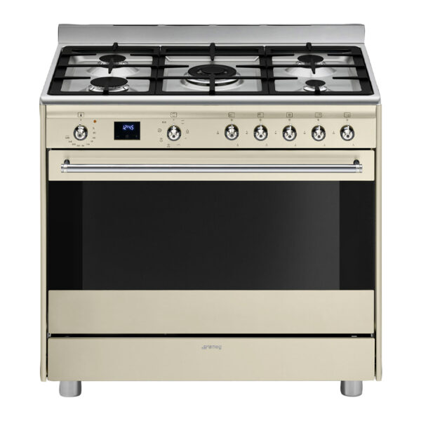 SMEG SSA91MAP2 90CM CONCERTO COOKER CREAM Masons