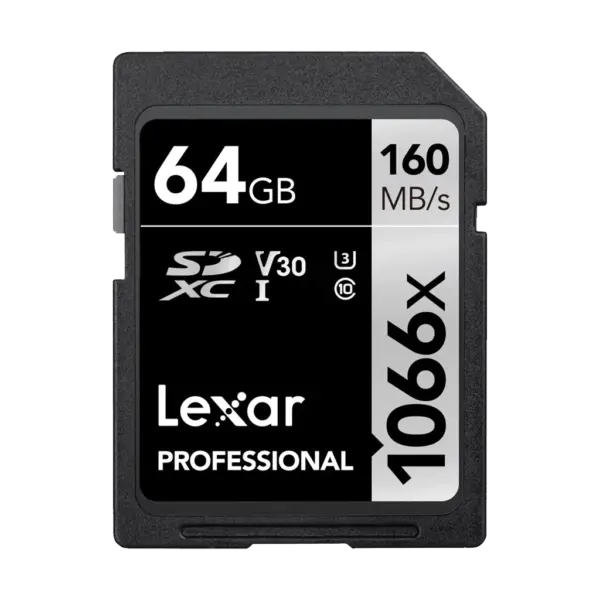 LEXAR MEMLXSD1066P64 64GB SD PRO Masons