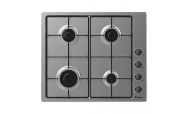 CANDY CHG6BRXLPG 60CM 4 BNR FRONTAL INOX GAS HOB