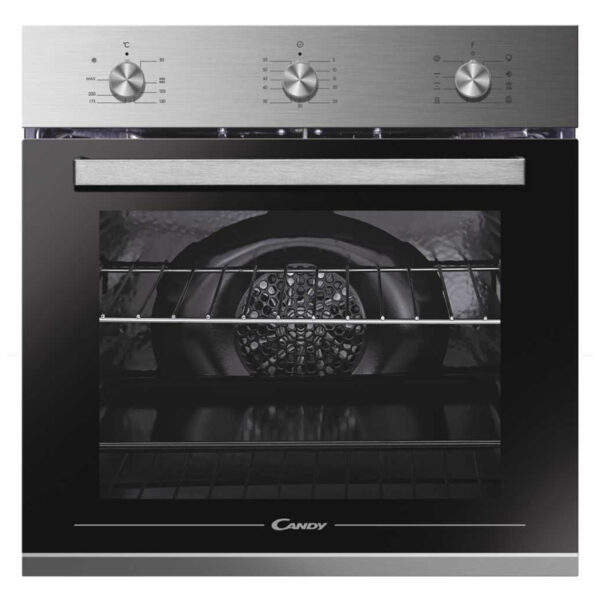 CANDY FCT612X 60CM TIMELESS INOX OVEN 65L 2KNOBS & DISPLAY Masons