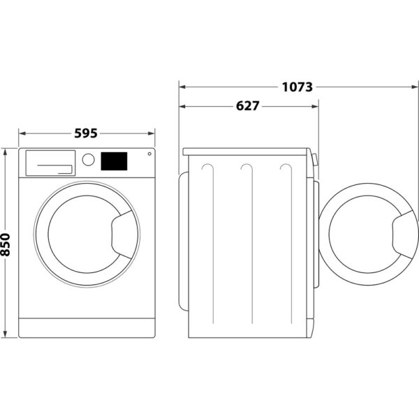 WHIRLPOOL FFD9448SBCVSA 9KG WASHING MACHINE - Image 5