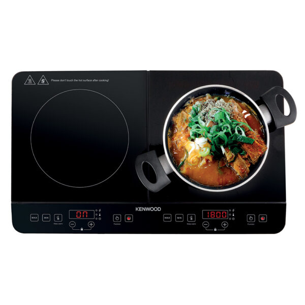 KENWOOD IDC06.000BK DOUBLE INDUCTION COOKER - Image 3