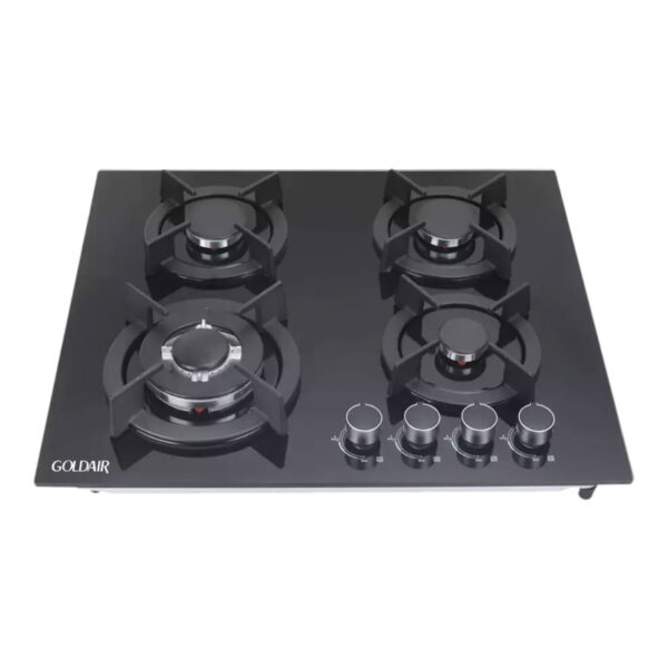 GOLDAIR GBGH-4002 4 BURNER GLASS GAS HOB Masons