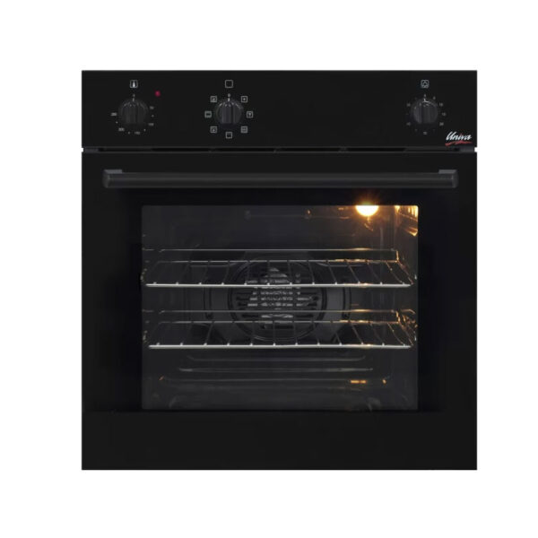 UNIVA U246BFD 600MM BUILT IN OVEN BLACK Masons