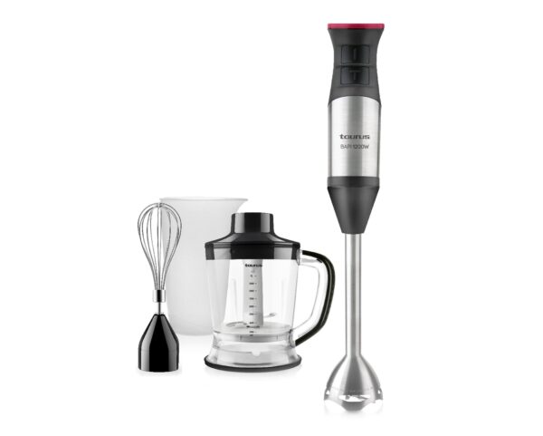 TAURUS 916366 STICK BLENDER 1200W STAINLESS STEEL + BLACK Masons