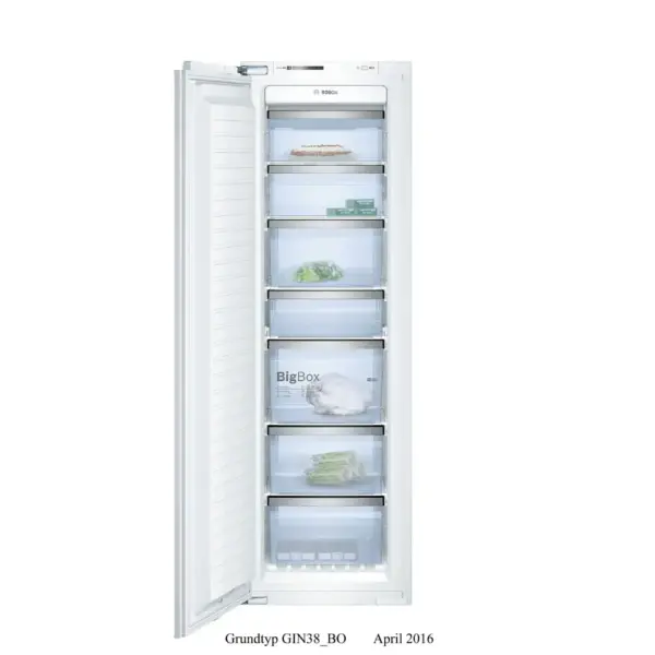 BOSCH GIN38P60 237 LT FULL FREEZER INTER Masons