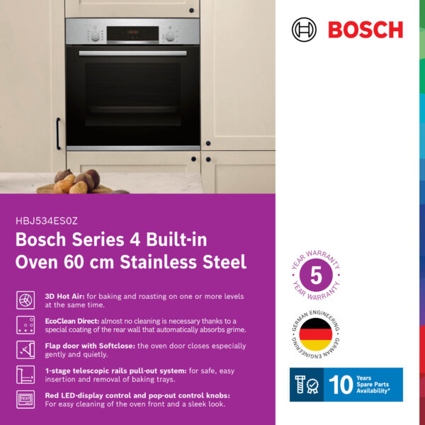 BOSCH HBJ534ES0Z OVEN - Image 2