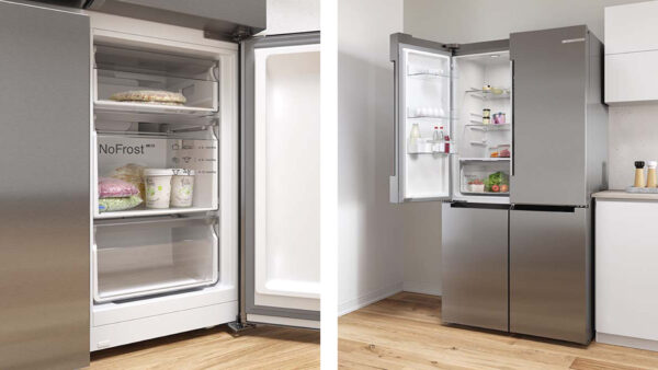 BOSCH KFN96VPEA 605LT FRENCH DOOR FRIDGE - INOX Masons