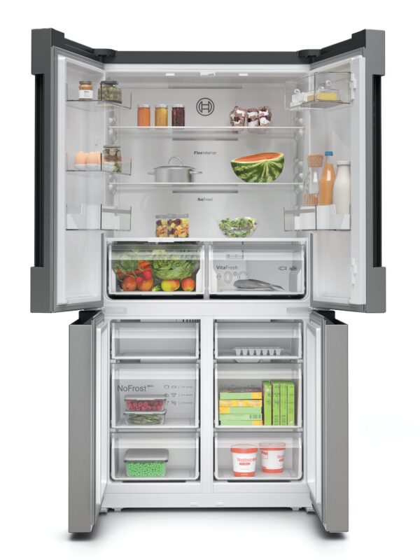 BOSCH KFN96VPEA 605LT FRENCH DOOR FRIDGE - INOX Masons