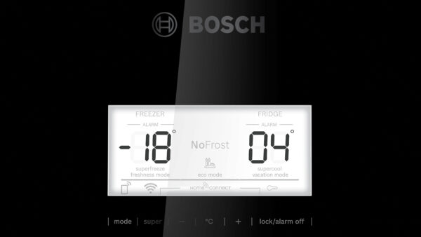 BOSCH KGN56LB31U 70CM BLACK GLASS FRIDGE - Image 4