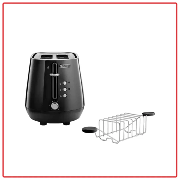 DELONGHI CTY2103.BK 2 SLICE ECLETTICA TOASTER BLACK Masons