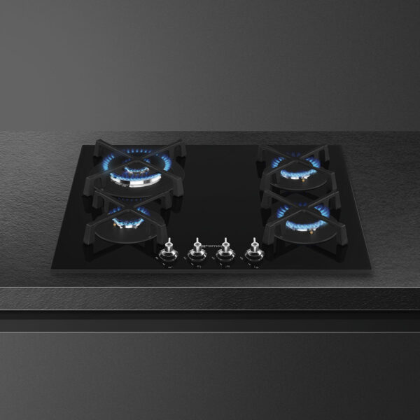 SMEG PV364NSA2 60CM GAS ON GLASS HOB - Image 2