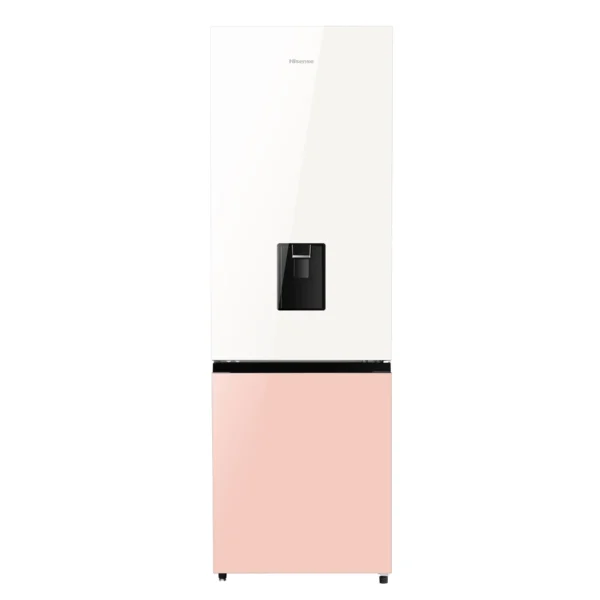 HISENSE H450BDPWD 347L PINK FRIDGE FREEZER Masons