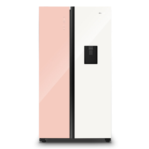 HISENSE H670SDP-WD 514L PINK FRIDGE Masons