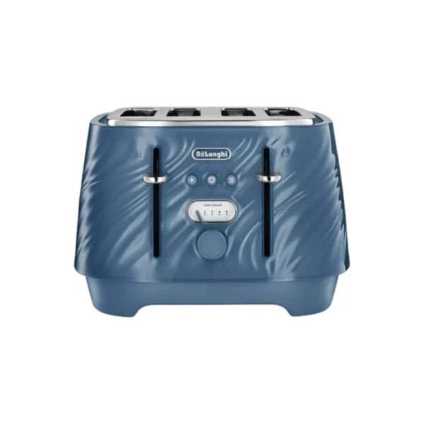 DELONGHI CTDS4003.BL BALLERINBA SETA: 4 SLICE TOASTER - BLUE