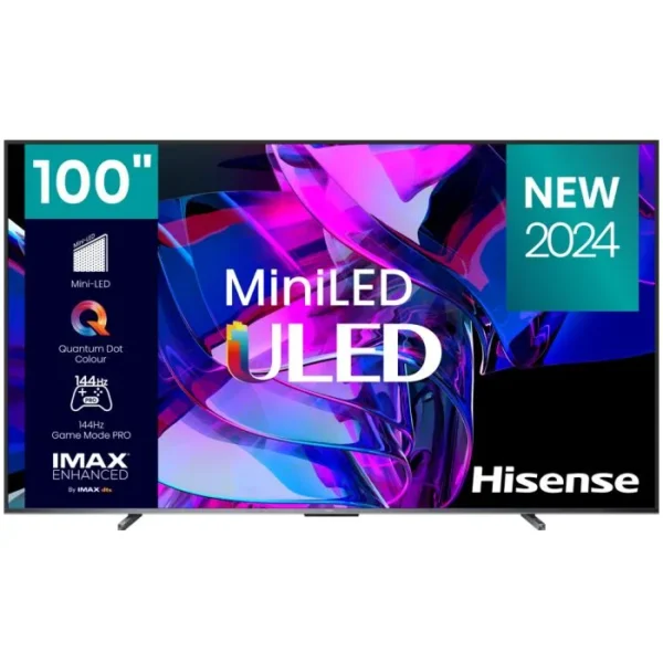 Hisense 254cm (100") Mini LED 144Hz Quantam Dot TV - 100U7K Masons