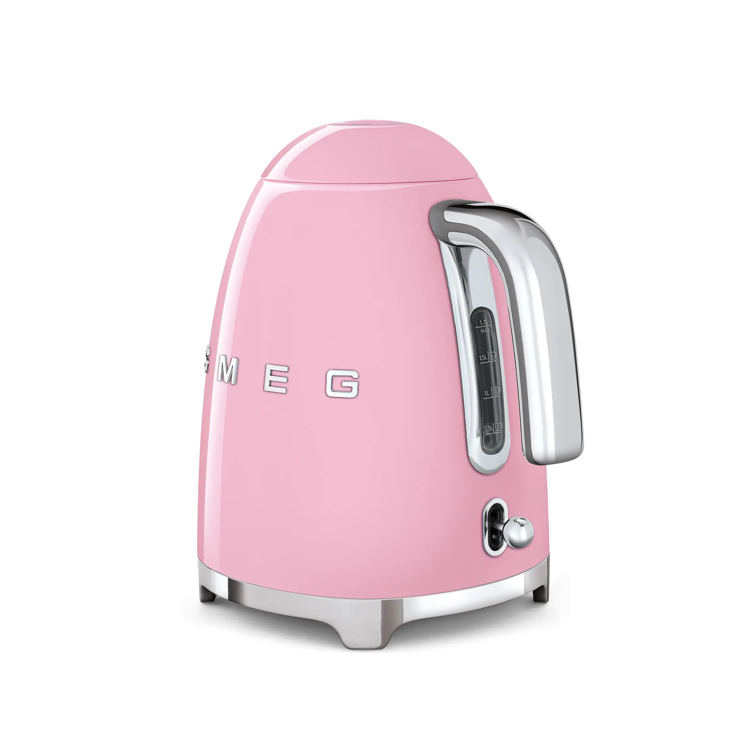 SMEG KLF03PKSA 3D LOGO PASTEL PINK KETTLE