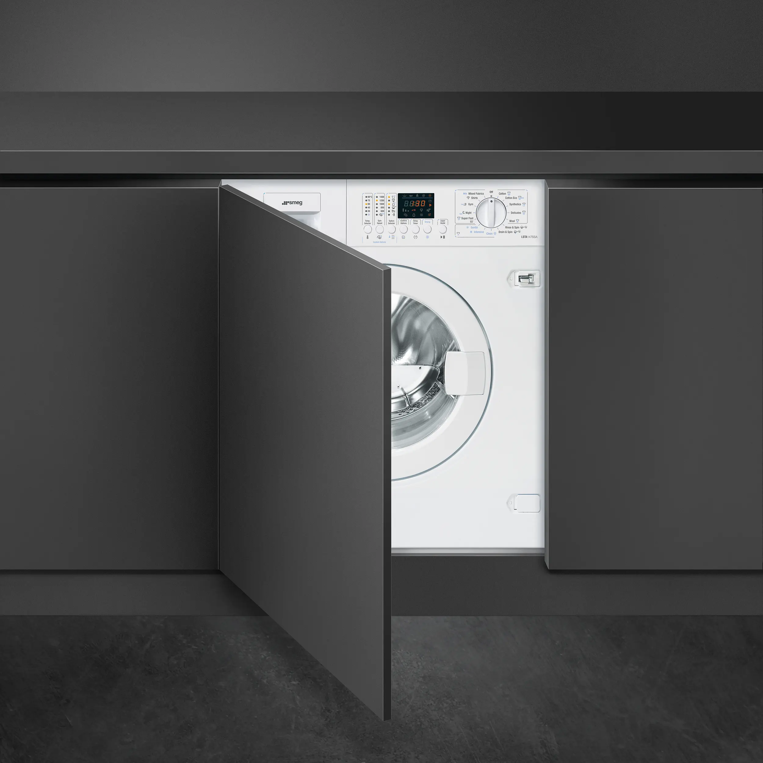 SMEG LSTA147SSA INTEGRATED WASHER/DRYER 7KG 2 SMEG LSTA147SSA INTEGRATED WASHER/DRYER 7KG - Image 2