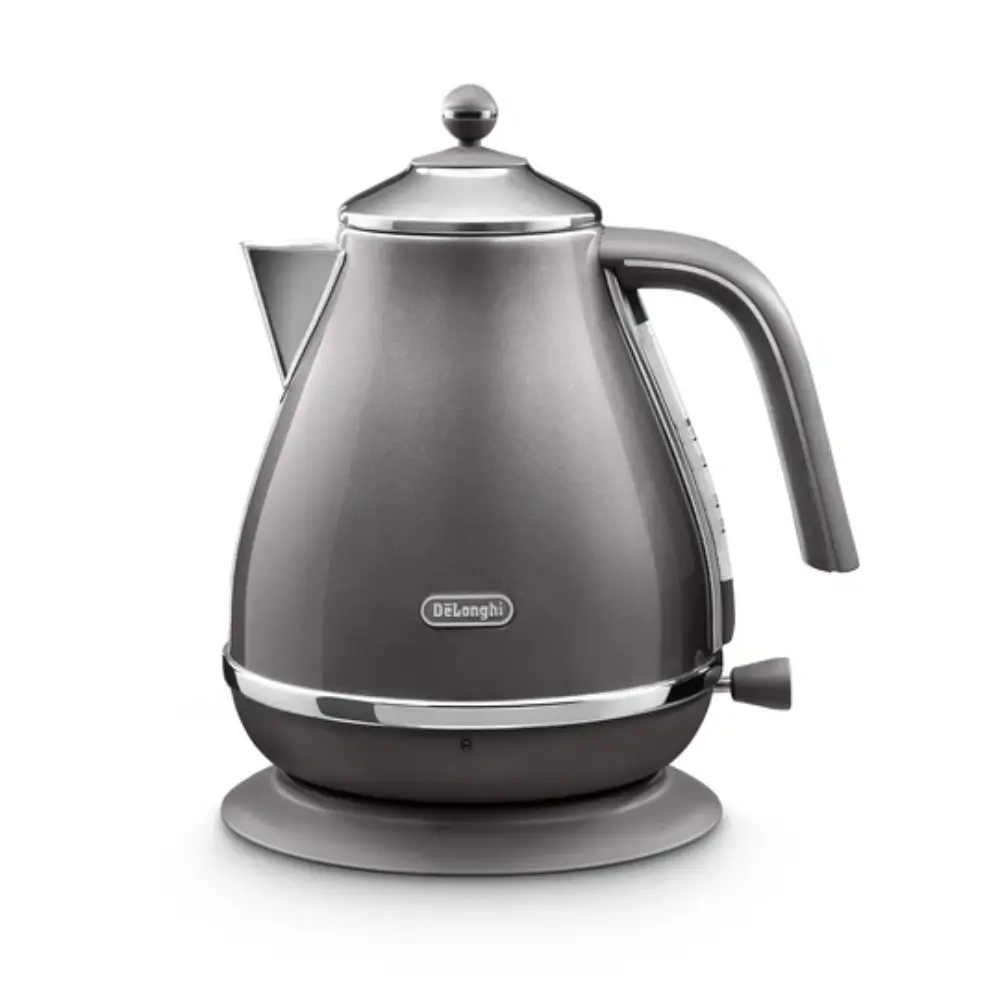DELONGHI ICONA METALICS KETTLE GREY 1 DELONGHI ICONA METALICS KETTLE GREY