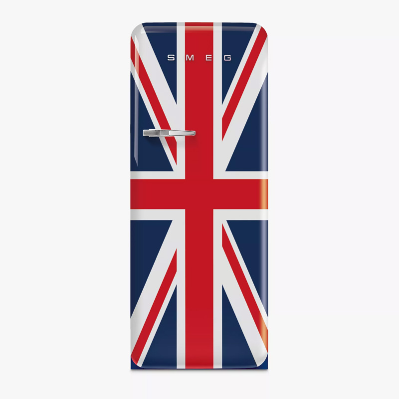 SMEG FAB28RDUJ6 RETRO FRIDGE UNION JACK RIGHT HINGE 1 SMEG FAB28RDUJ6 RETRO FRIDGE UNION JACK RIGHT HINGE