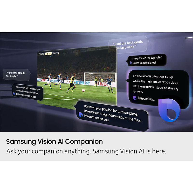 SAMSUNG UA55M70HAUXXA 55" MINI LED 4K VISION AI SMART TV 3 SAMSUNG UA55M70HAUXXA 55" MINI LED 4K VISION AI SMART TV - Image 3